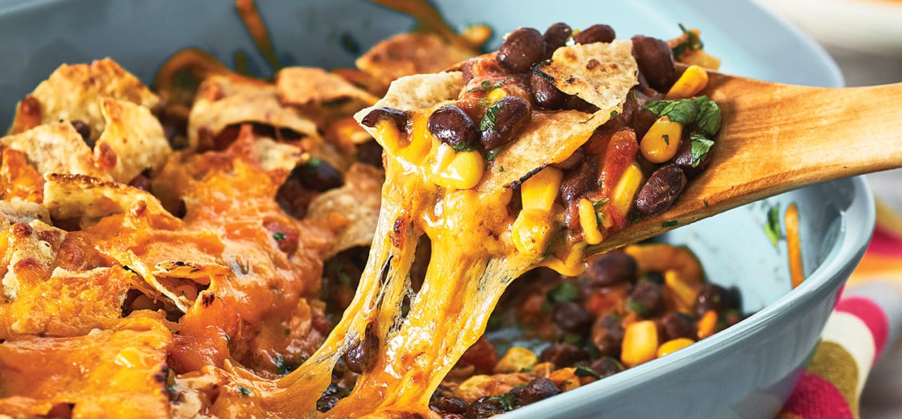 Vegetarian Nacho Casserole